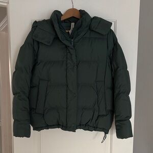 Lululemon wunderpuff Women's Green Puffer Jacket